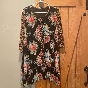 Zadie B’s ruffled shark-bite tunic